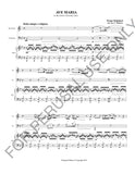 Clarinet Cello and Piano sheet music - Ave Maria - Franz Schubert