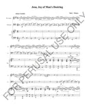 Clarinet, Violoncello and Piano sheet music: Jesu, Joy of Man's Desiring