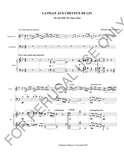 Eb Clarinet, Cello and Piano Sheet music - La Fille Aux Cheveux De Lin (score+parts)