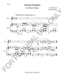 Oboe and Piano sheet music: Cinema Paradiso (Love Theme)