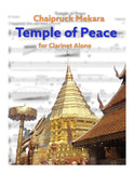 Temple of Peace for Clarinet Alone by Chaipruck Mekara