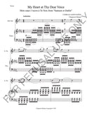 Mon cœur s'ouvre à ta voix for Alto Sax and Piano (Score+Parts+mp3)