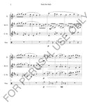 Deck the Halls for Flute, Bb Clarinet, Alto Sax and Percussion (Score and Parts)