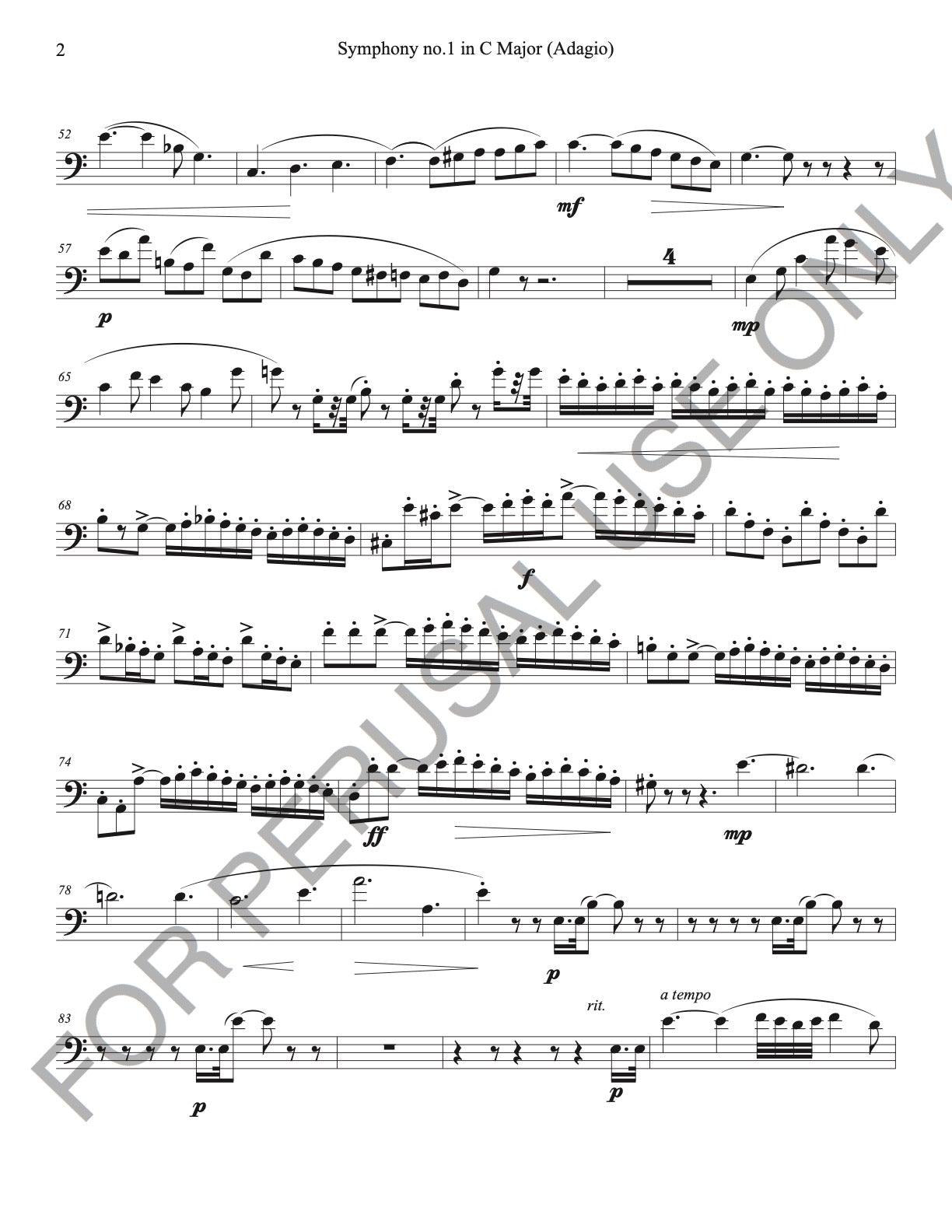 Bassoon and Piano: Bizet's Symphony no.1 in C Major (II. Adagio) - ChaipruckMekara