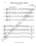 Flute Quartet Sheet Music - Mozart's Alleluia from Exsultate Jubilate