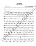 Clarinet, Cello Piano sheet music - Ave Maria by J.S. Bach and Gounod