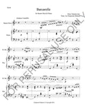 Tchaikovsky's the seasons, "barcarolle" - Basset Horn and Piano - ChaipruckMekara