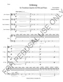 Erlkönig, Op.1 D328 by Franz Schubert for Trombone Quartet (A2TB) and Piano - ChaipruckMekara