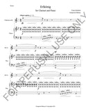 Clarinet and Piano sheet music: Erlkönig, Op.1 D328 by Franz Schubert - ChaipruckMekara