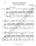 Alto Clarinet and Piano: Schubert's Gretchen am Spinnrade