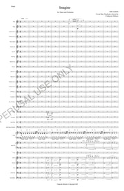Pop music for Orchestra sheet music- Imagine
