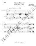 Bb Clarinet and Piano sheet music: Cinema Paradiso (Love Theme)