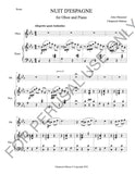 Oboe and Piano - Nuit D' Espagne by Jules Massenet - ChaipruckMekara
