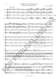 Saxophone Quartet sheet music-SATB : Mozart's Symphony no. 25 in G minor
