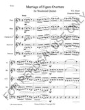 Mozart's Woodwind Quintet sheet music- The Marriage of Figaro Overture