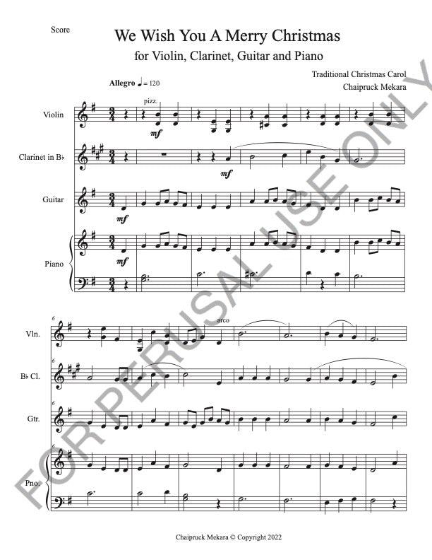 Note Di Natale – 25 Duetti Facili Per Due Sassofoni – Volume