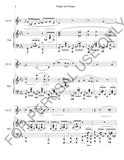 Bass Clarinet and Piano: Schumann's Adagio and Allegro Op. 70 (score+part+mp3) - ChaipruckMekara