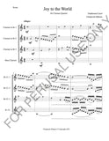 Clarinet Quartet sheet music: Joy to the World - ChaipruckMekara