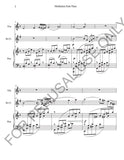 Meditation from Thais for Violin, Bb Clarinet and Piano (Score+Parts+mp3) - ChaipruckMekara