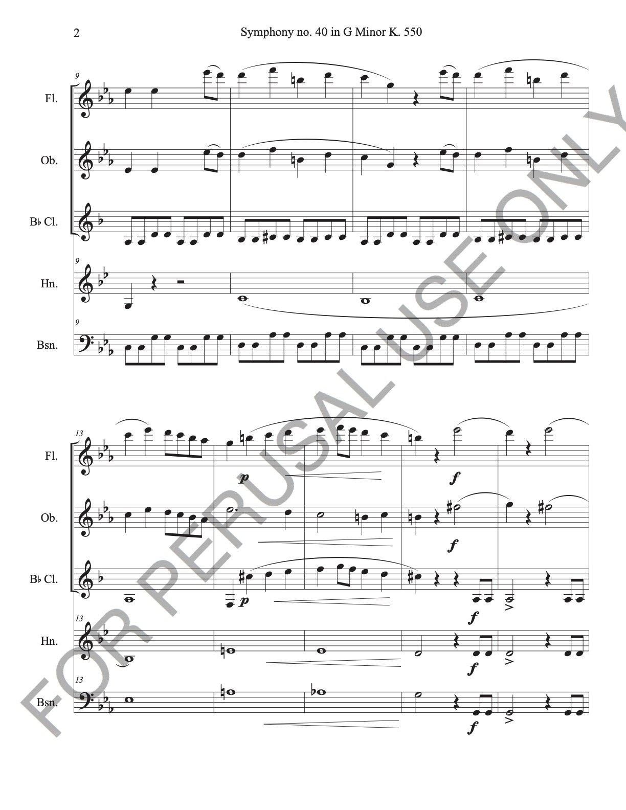 Mozart's Symphony no.40 for Quartet & Quintet - ChaipruckMekara