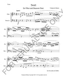 Twirl for Oboe and Bassoon Duet (score+parts) - ChaipruckMekara