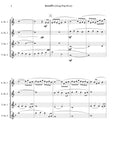 Saxophone Quartet sheet music - Along Ping River (ล่องแม่ปิง) AATT - ChaipruckMekara