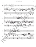 Bassoon and Piano from Mozart's Clarinet Quintet K.581 (Larghetto) Score+Part+mp3