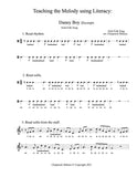 Note Reading literacy: Danny Boy Voice & Piano (score+parts) - ChaipruckMekara