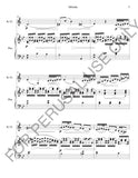 Bass Clarinet and Piano sheet music: Gluck's Melodie - ChaipruckMekara