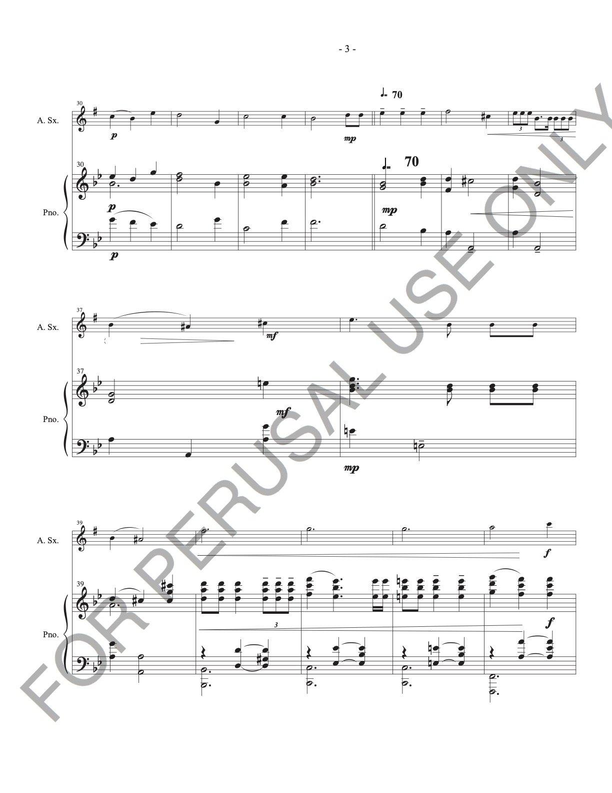 The Lord’s Prayer for Alto Saxophone and Piano (score+parts) - ChaipruckMekara