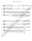 Clarinet Quartet sheet music - Mozart's Symphony no.40 - ChaipruckMekara