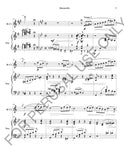 Clarinet and Piano sheet music: the seasons, op. 37a: vi. june "barcarolle" - ChaipruckMekara