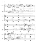Twirl for Bb Clarinet and Bassoon Duet sheet music (score+parts) - ChaipruckMekara