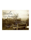Vocalise, Rachmaninoff for Clarinet Quintet Sheet music (3BbAlto&Bass)