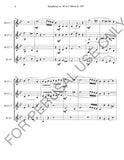 Clarinet Quartet sheet music - Mozart's Symphony no.40 - ChaipruckMekara