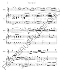 Mozart's Clarinet Quintet K.581 for Alto Clarinet and Piano (Allegro) Score+Part+mp3 - ChaipruckMekara