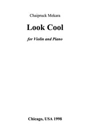 Look Cool for Violin and Piano 