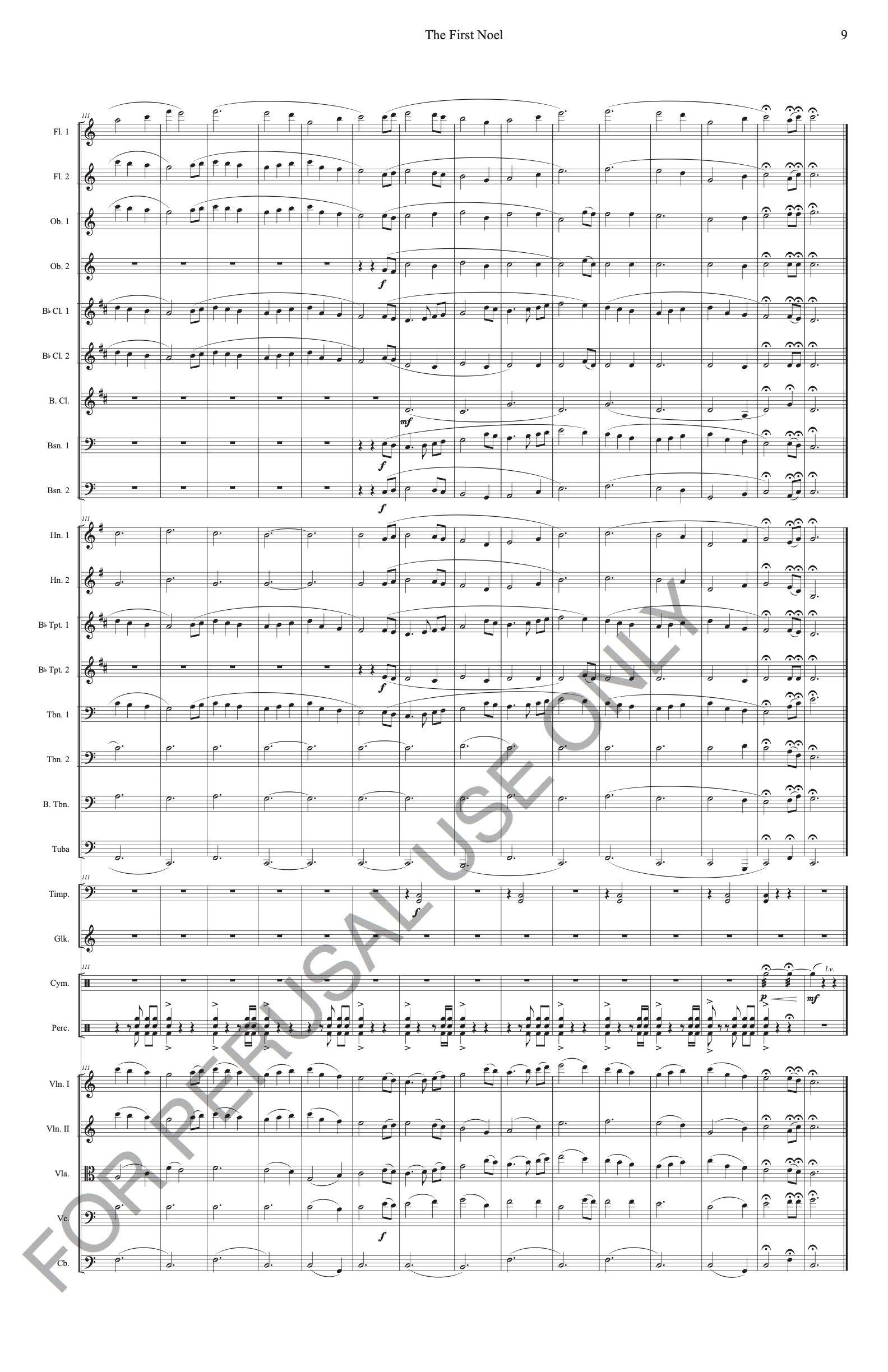 Chamber Orchestra sheet music: The First Noel - ChaipruckMekara