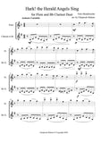 Hark! The Herald Angels Sing for Flute and Clarinet Duet (Score + Parts)