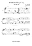 Christmas piano solo sheet music - Hark! the Herald Angels Sing - ChaipruckMekara