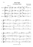 Silent Night for Saxophone Quartet - SATB - ChaipruckMekara