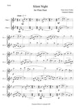 Silent Night for Flute Duet (score+part) - ChaipruckMekara