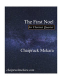The First Noel for Clarinet Quartet