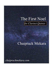 The First Noel for Clarinet Quintet