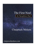 The First Noel for Saxophone Duet - ChaipruckMekara